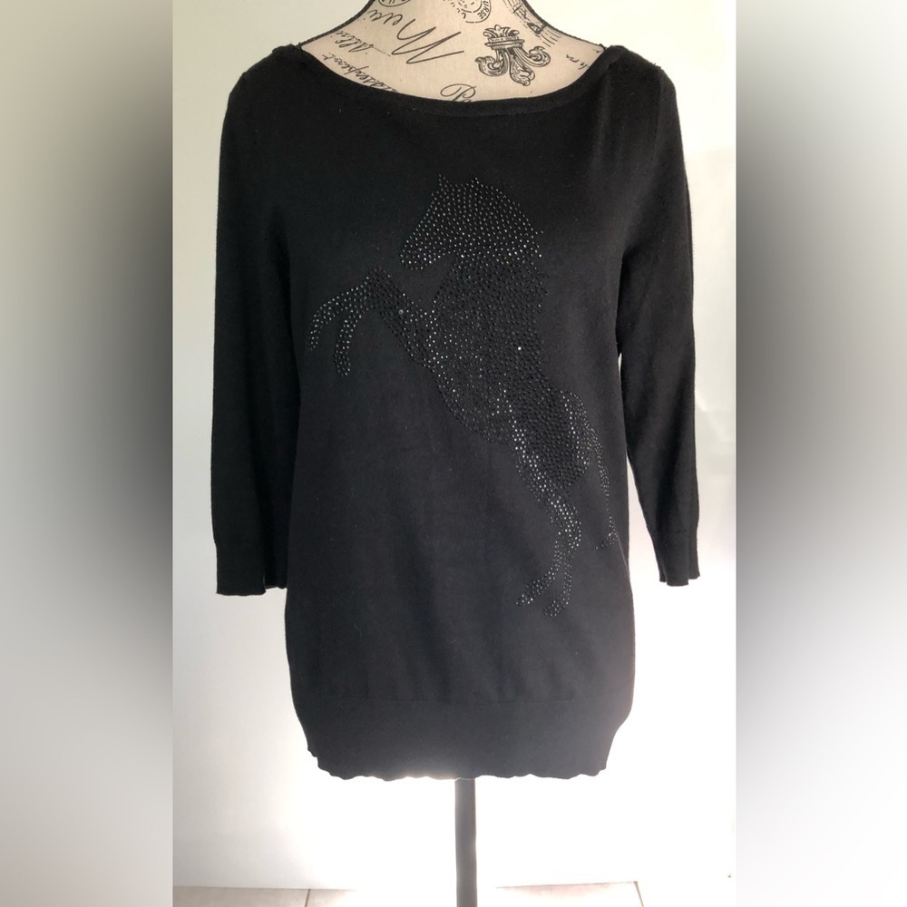 White House Black Market Sweater black medium